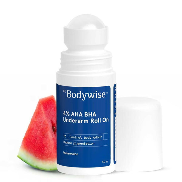 BeBodywise 4% AHA BHA Underarm Roll On - Watermelon - Distacart