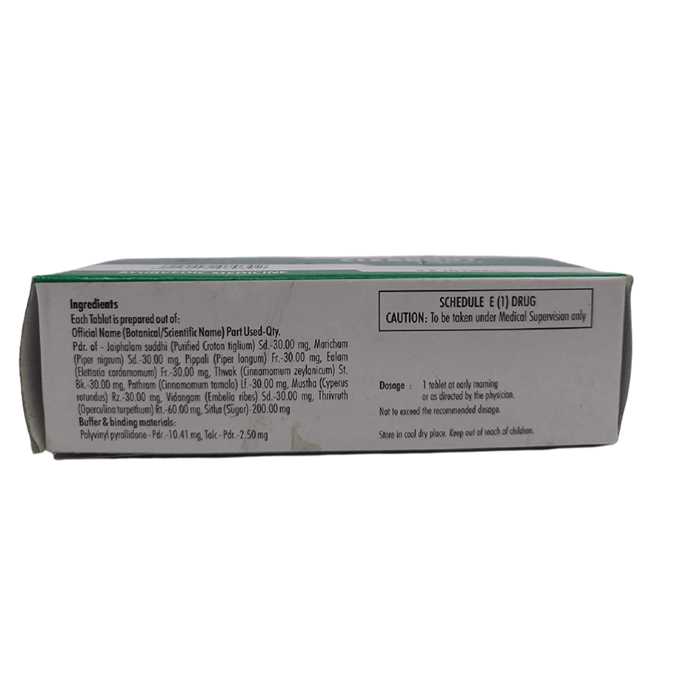 Nagarjuna Ayurveda Clearout Tablets Composition