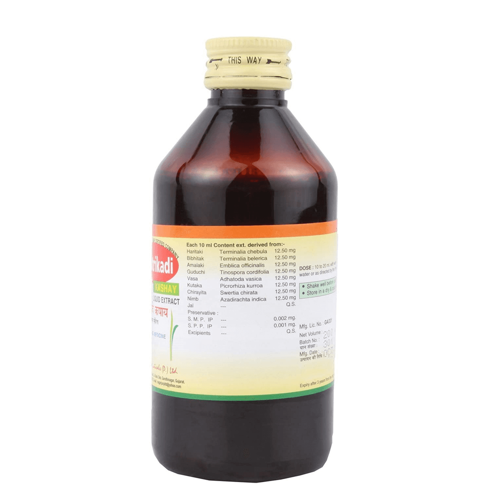 Nagarjuna Pharma Phaltrikadi Kashayam Ingredients