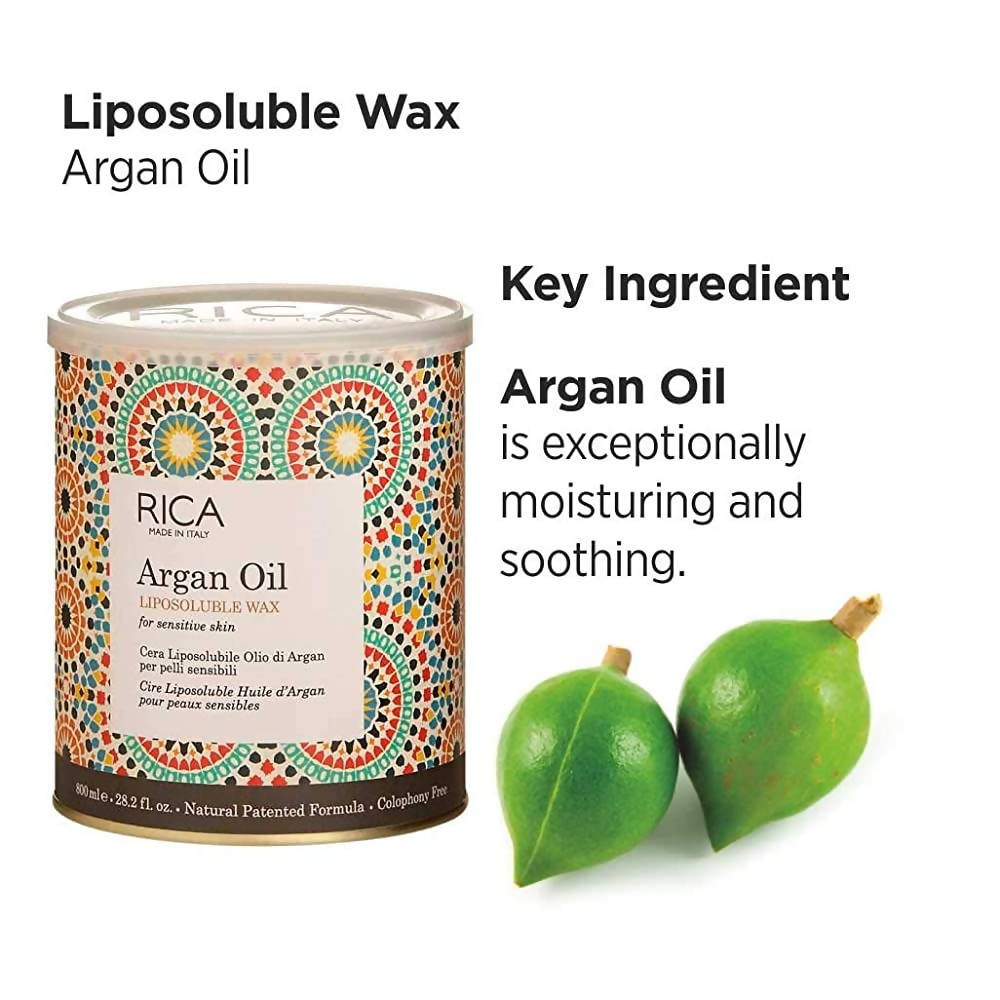 Rica Argan Oil Liposoluable Wax for Sensitive Skin - Distacart