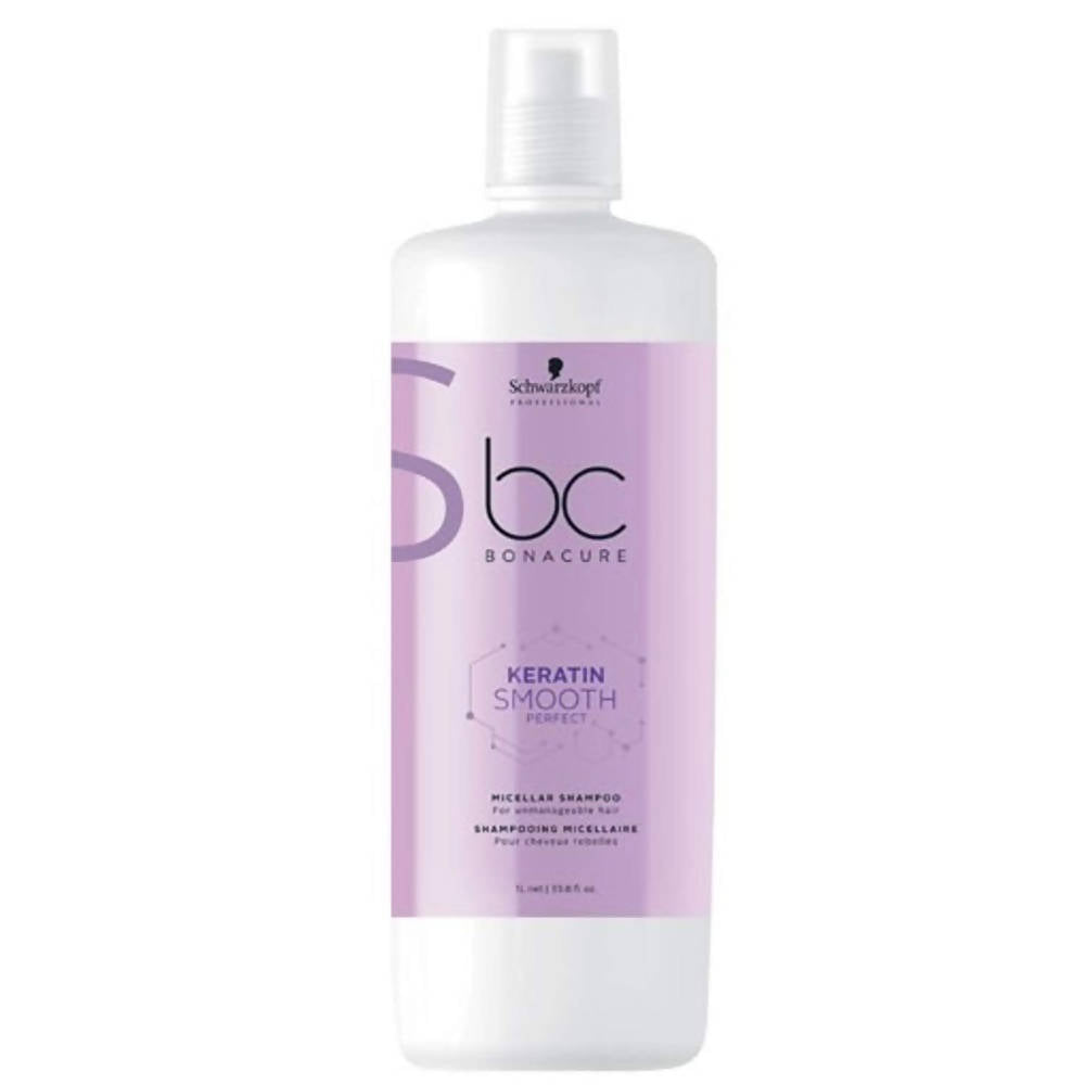 Schwarzkopf Professional BC Bonacure Keratin Smooth Perfect Micellar Shampoo- purple Combo - Distacart