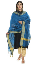 Thumbnail for Mominos Fashion Blue Handloom Cotton Dupatta