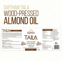 Thumbnail for Saptham Taila 100% Wood Pressed Almond Oil - Distacart