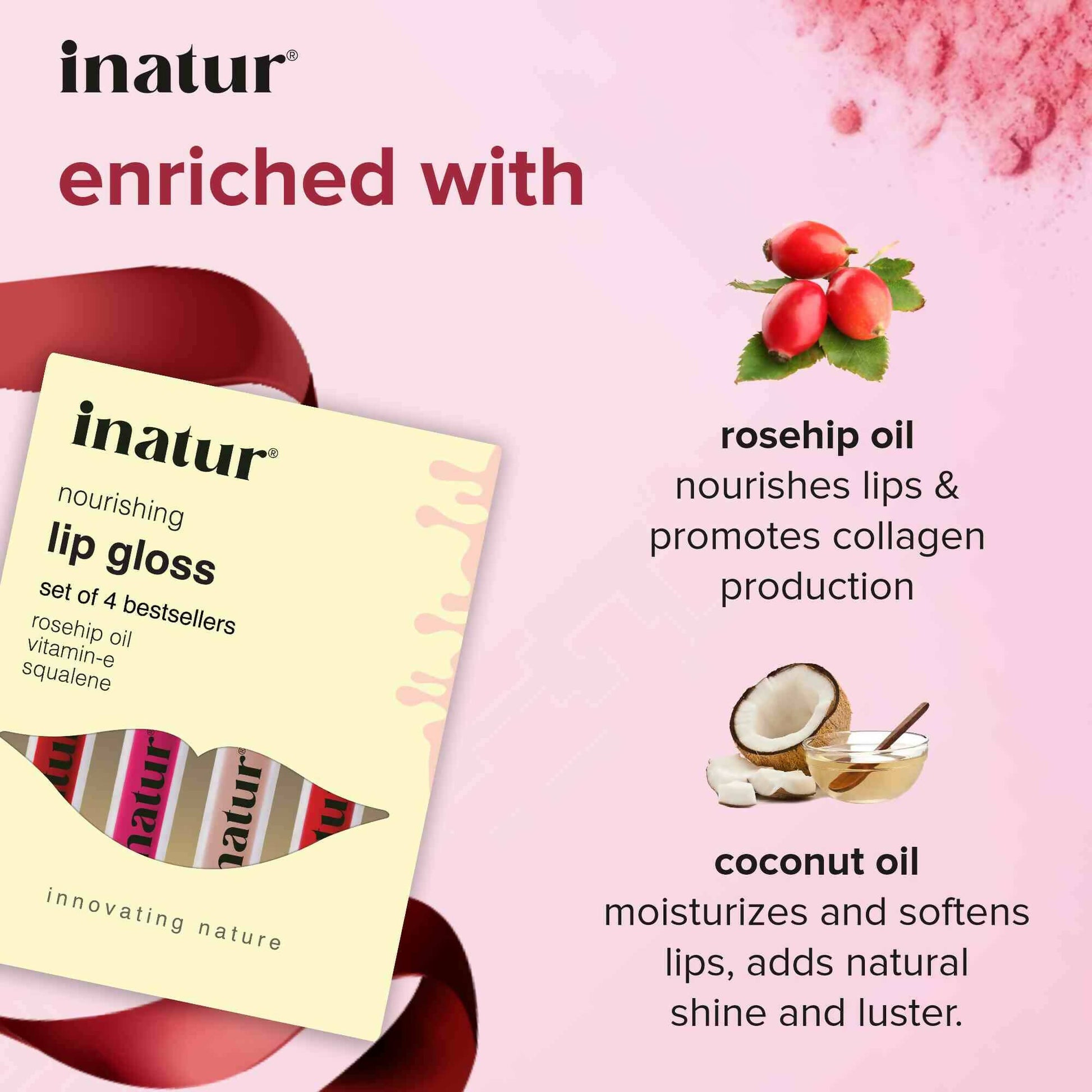 Inatur Lip Gloss Gift Box - Distacart