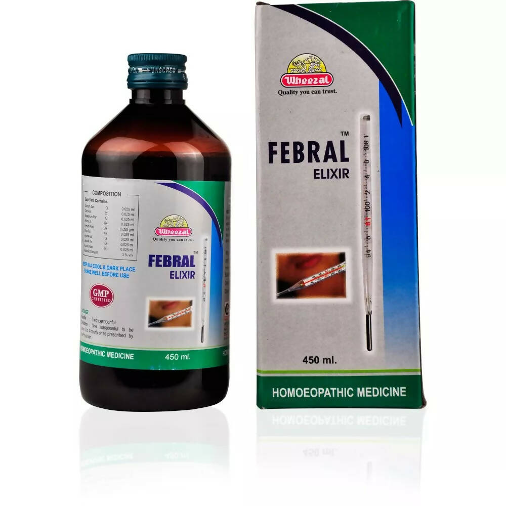 Wheezal Homeopathy Febral Elixir Syrup - Distacart
