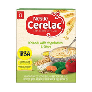 Nestle Cerelac Baby Cereal With Milk - Khichdi With Vegetables & Ghee