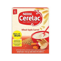 Thumbnail for Nestle Cerelac Baby Cereal With Milk - Wheat Apple Carrot