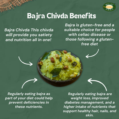 Millet Amma Organic Bajra Chivda Namkeen - Distacart