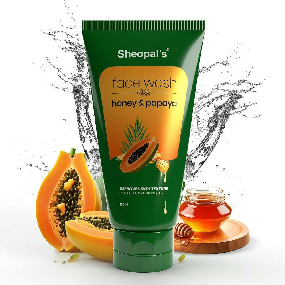 Sheopal's Honey papaya Face wash - Distacart