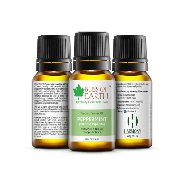 Bliss of Earth Premium Essential Oil Peppermint - Distacart