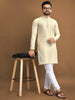 Party Wear Kurta Pajama for Men by Infinity Export - Cream - Distacart