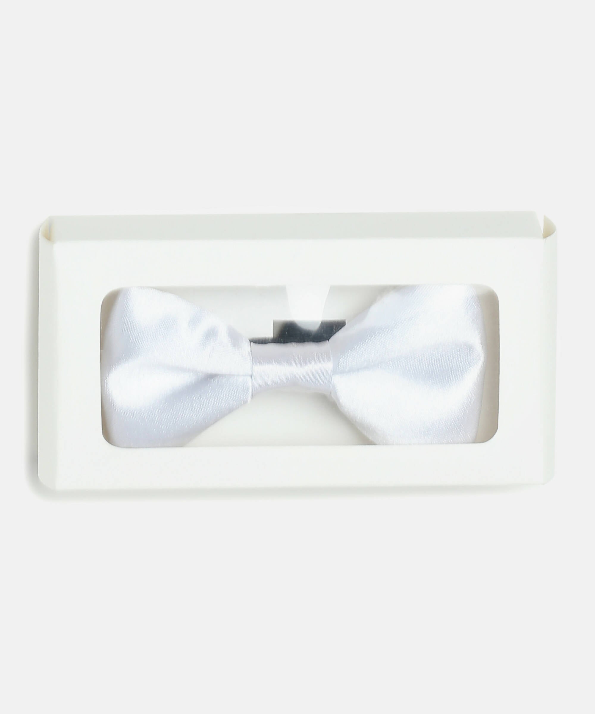 Manet Boys Solid Single Layer Bow - White - Distacart