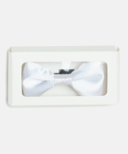 Manet Boys Solid Single Layer Bow - White - Distacart