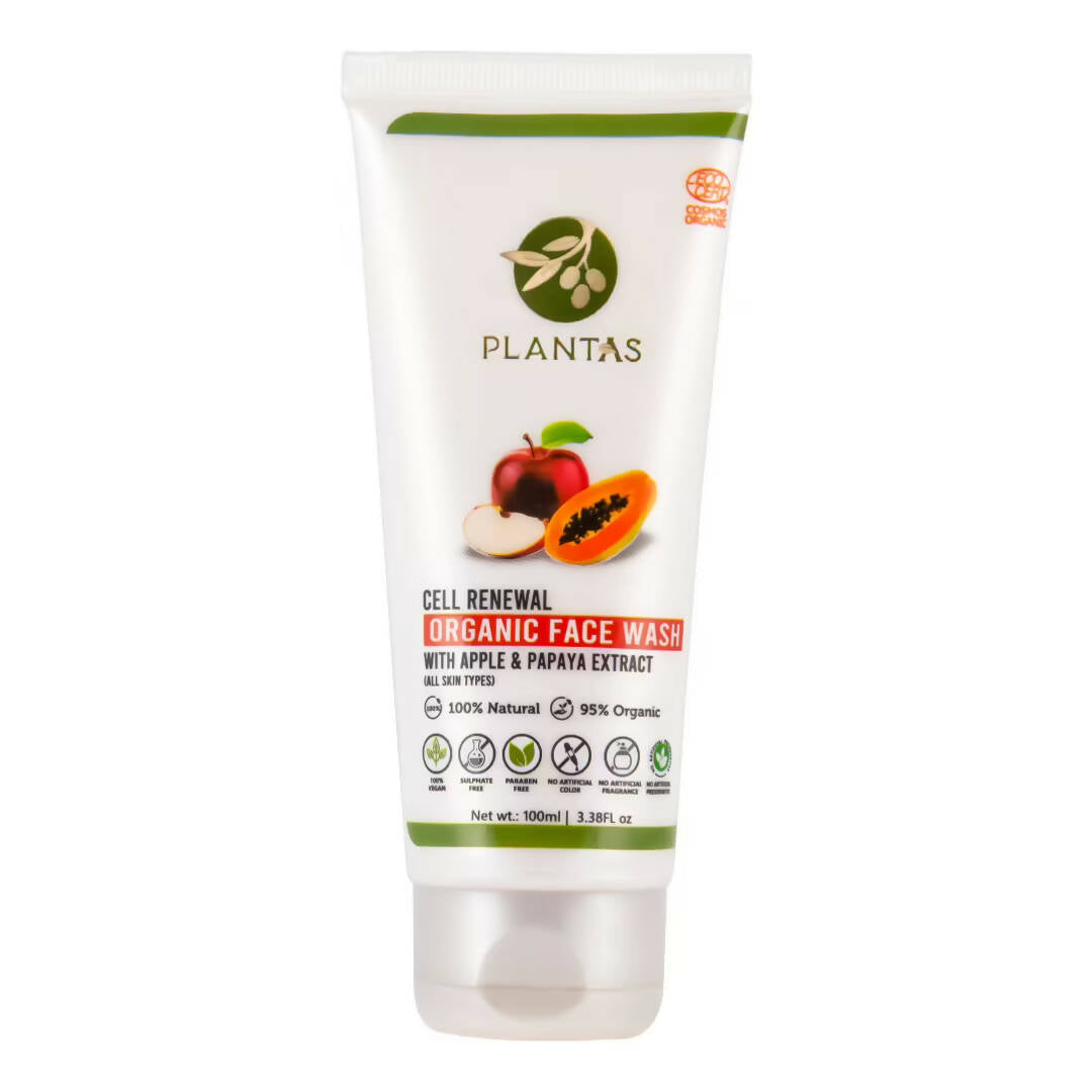 Plantas Cell Renewal Organic Face Wash - Distacart