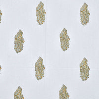 Thumbnail for Premium Hand Block Printed Rajasthani Double Bedsheet Bedspread with 2 Pillow Covers - Distacart