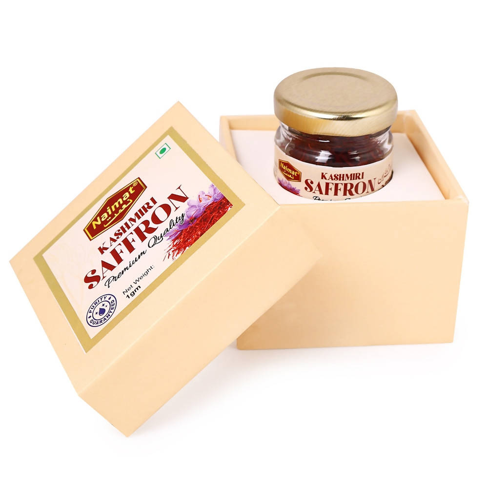 Naimat Kashmiri Saffron Premium Quality 1 gm (Pack Of 1)