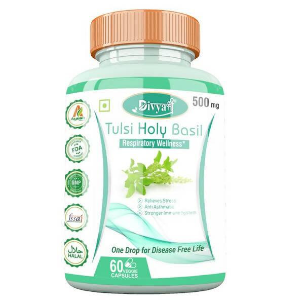 Divya Shree Tulsi Holy Basil Veggie Capsules - Distacart
