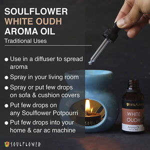 Soulflower White Oudh Aroma Oil