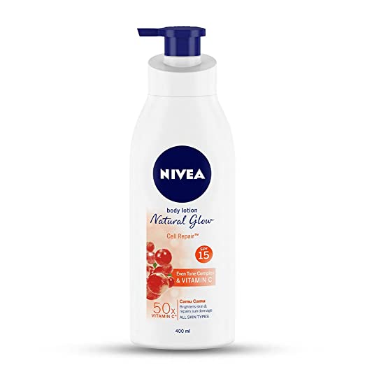 Nivea Body Lotion Natural Glow Cell Repair - Distacart