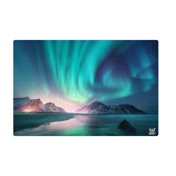 Webby Wooden Aurora Borealis Jigsaw Puzzle-1000 Pcs - Distacart