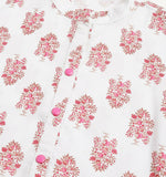 Thumbnail for White Poly Rayon Digital Printed A-line Top - Tarini - Distacart
