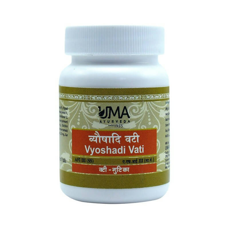 Uma Ayurveda Vyoshadi Vati Tablets - Distacart