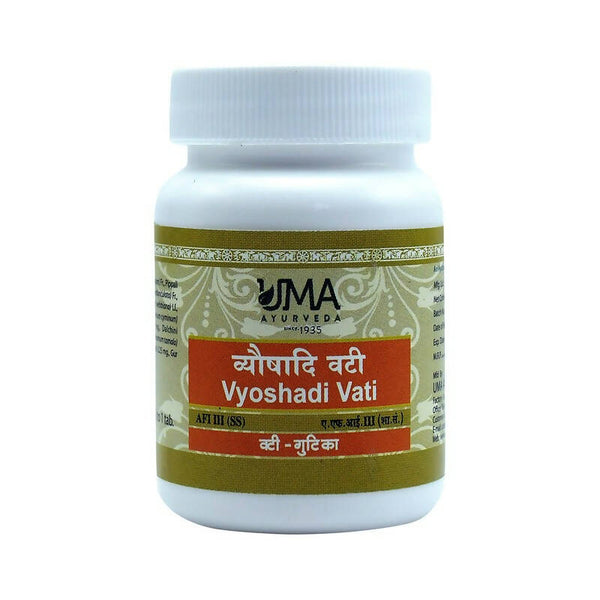 Uma Ayurveda Vyoshadi Vati Tablets - Distacart