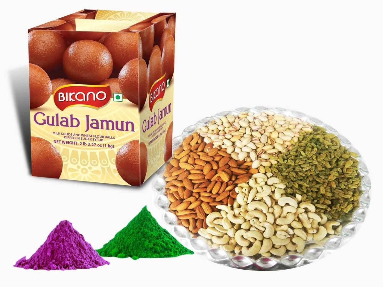 Bikano Gulab Jamun With Dry Fruits On Holi - Distacart