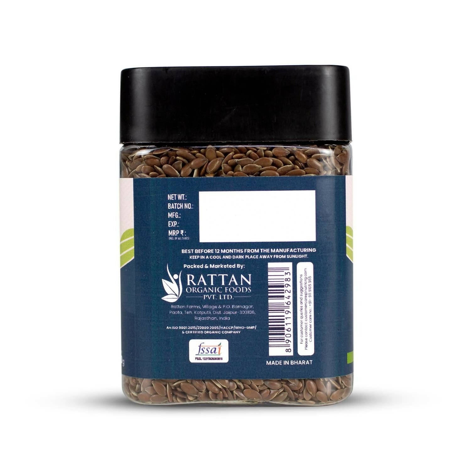 Upaveda Raw Flaxseed - Distacart