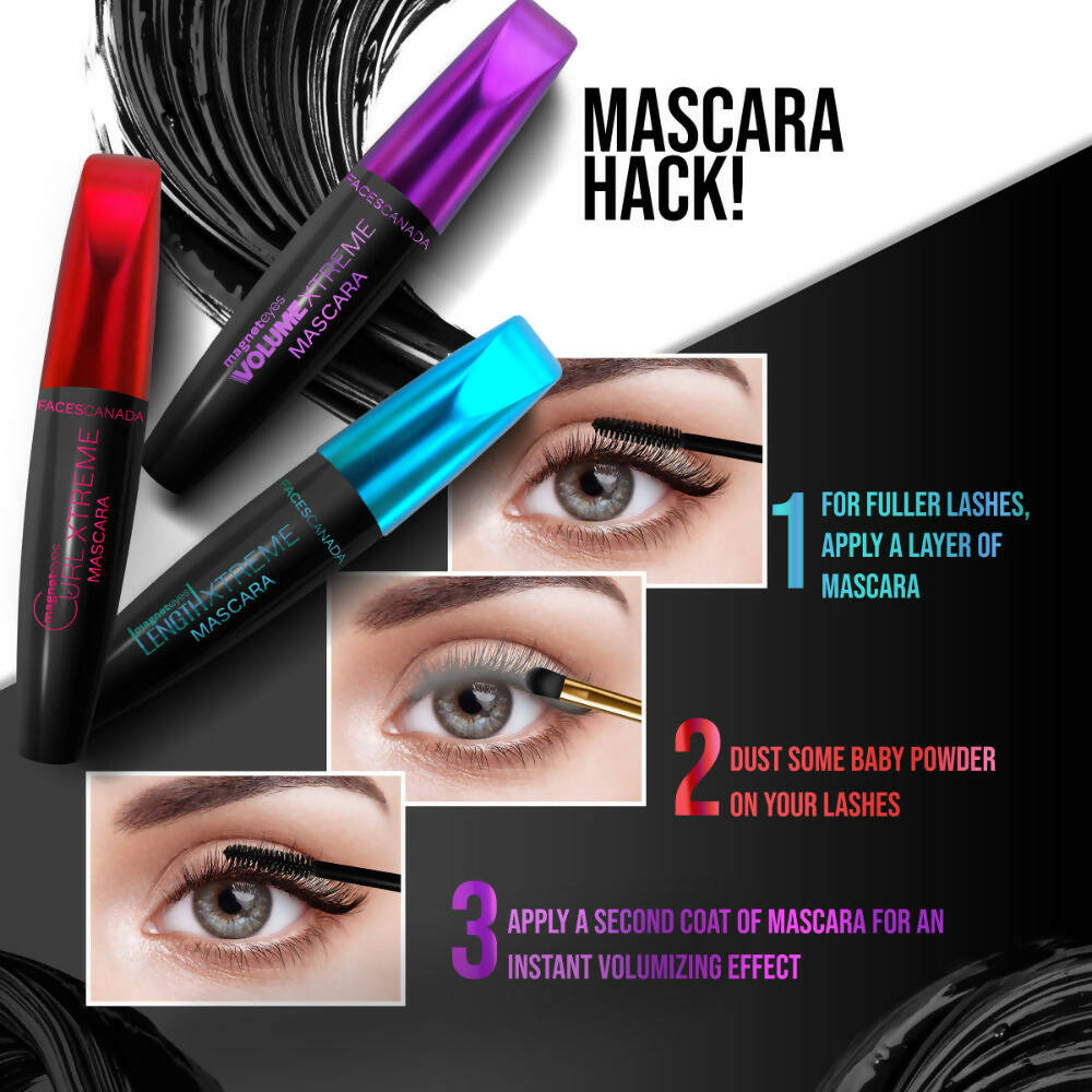 Faces Canada Magneteyes Length Xtreme Mascara - Black - Distacart