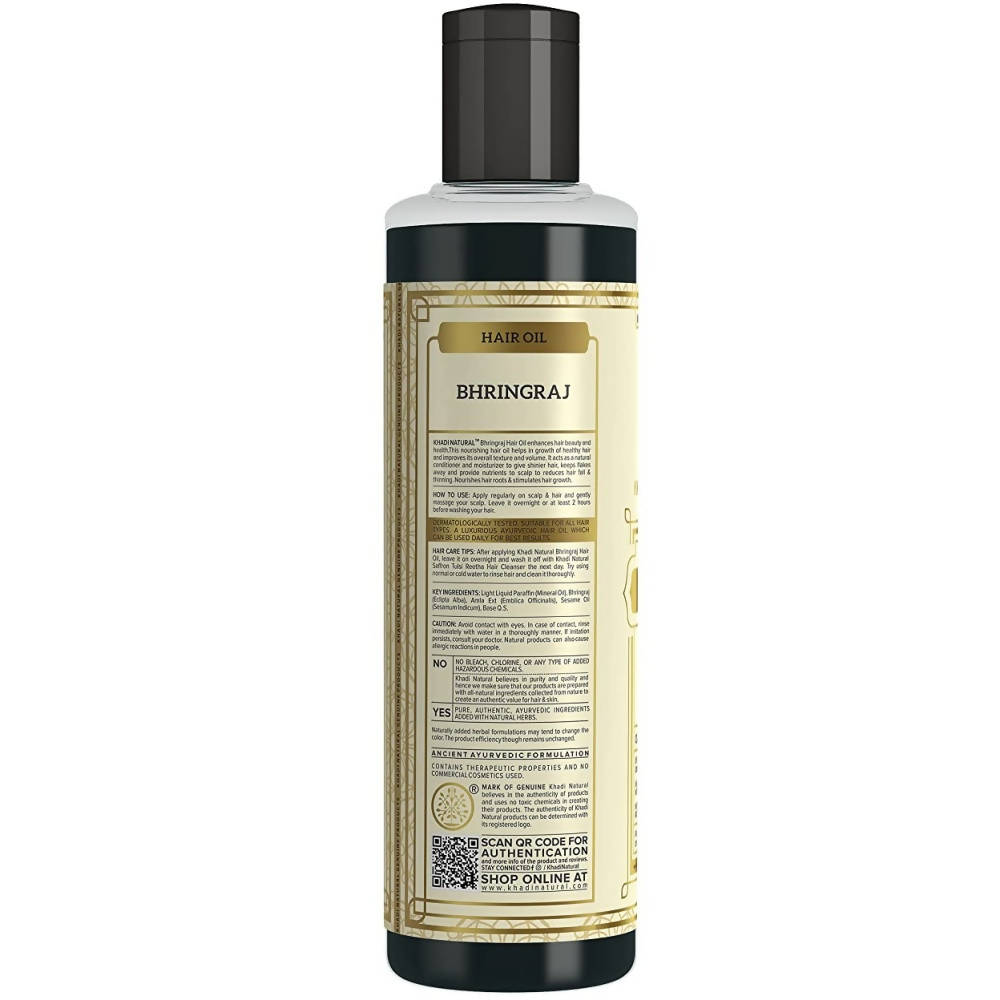 Khadi Natural Ayurvedic Bhringraj Hair Oil - Distacart