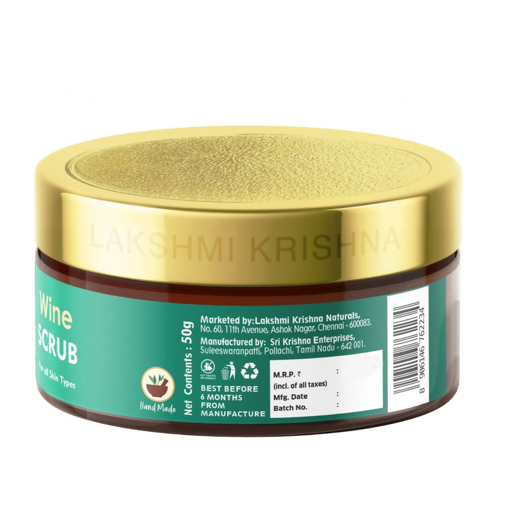 Lakshmi Krishna Naturals Wine Scrub - Distacart