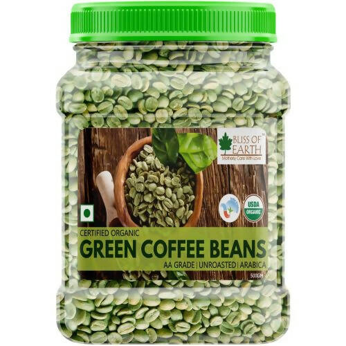 Bliss of Earth Certified Organic Green Coffee Beans - Distacart