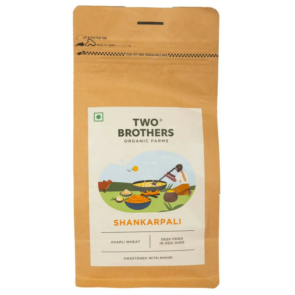 Two Brothers Organic Farms Crunchy Deep Fried Shankarpali - Distacart