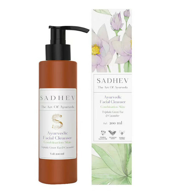 description sadhev ayurvedic facial cleanser combination skin about the