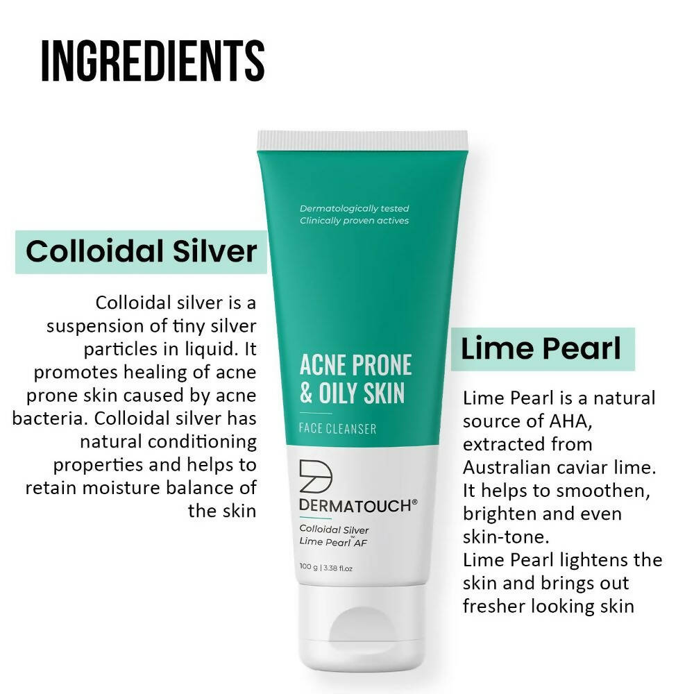 Dermatouch Acne Prone & Oily Skin Face Cleanser - Distacart