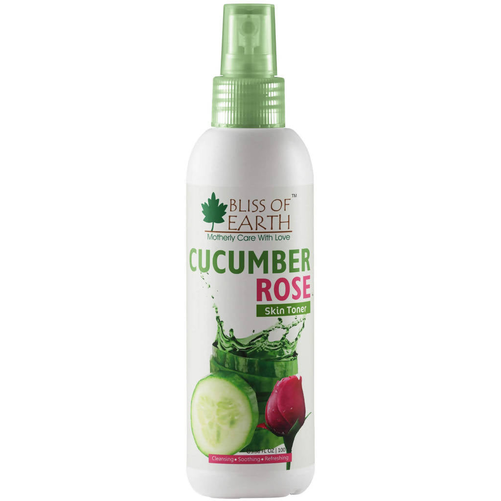 Bliss of Earth Cucumber Rose Skin Toner - Distacart