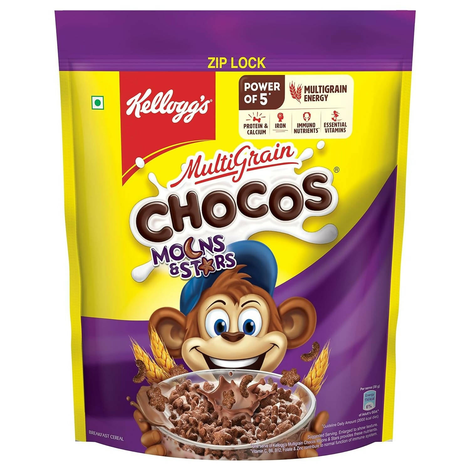 Kellogg's Multigrain Chocos Moons & Stars - Distacart