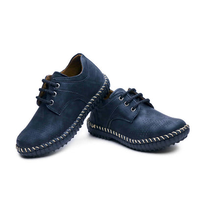 Tiny Bugs Boys Casual Lace Up Shoes - Black - Distacart