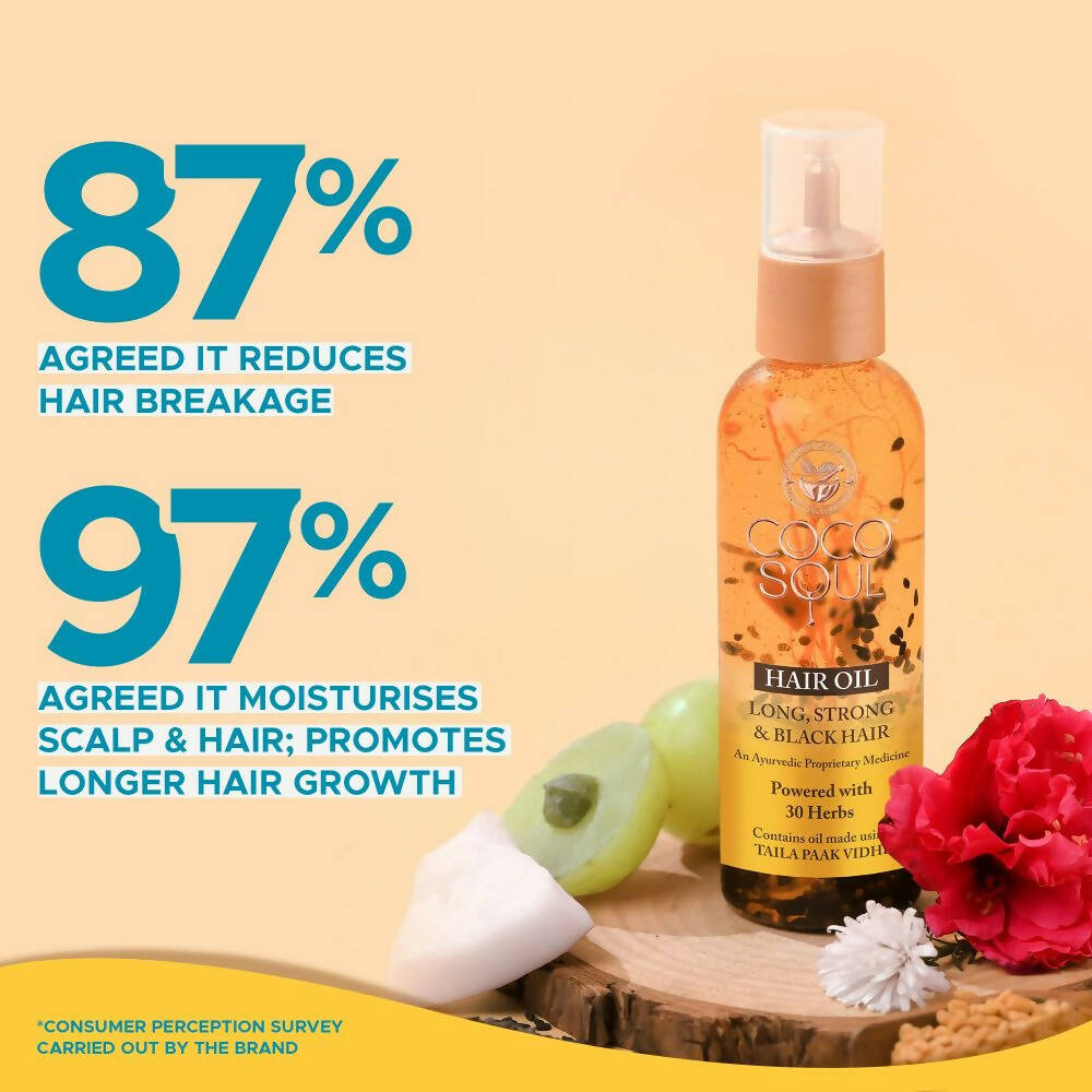 Coco Soul Hair Oil – Long Strong & Black - Distacart