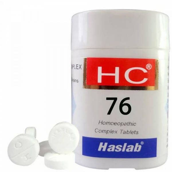 Haslab Homeopathy HC 76 Plantago Complex Tablets