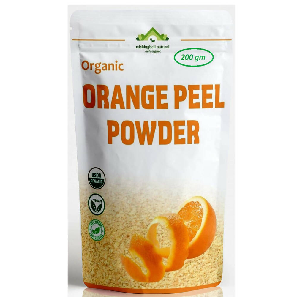 Wishingbell Natural Organic Orange Peel Powder - Distacart