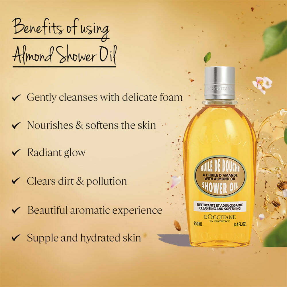 L'Occitane Almond Shower Oil - Distacart