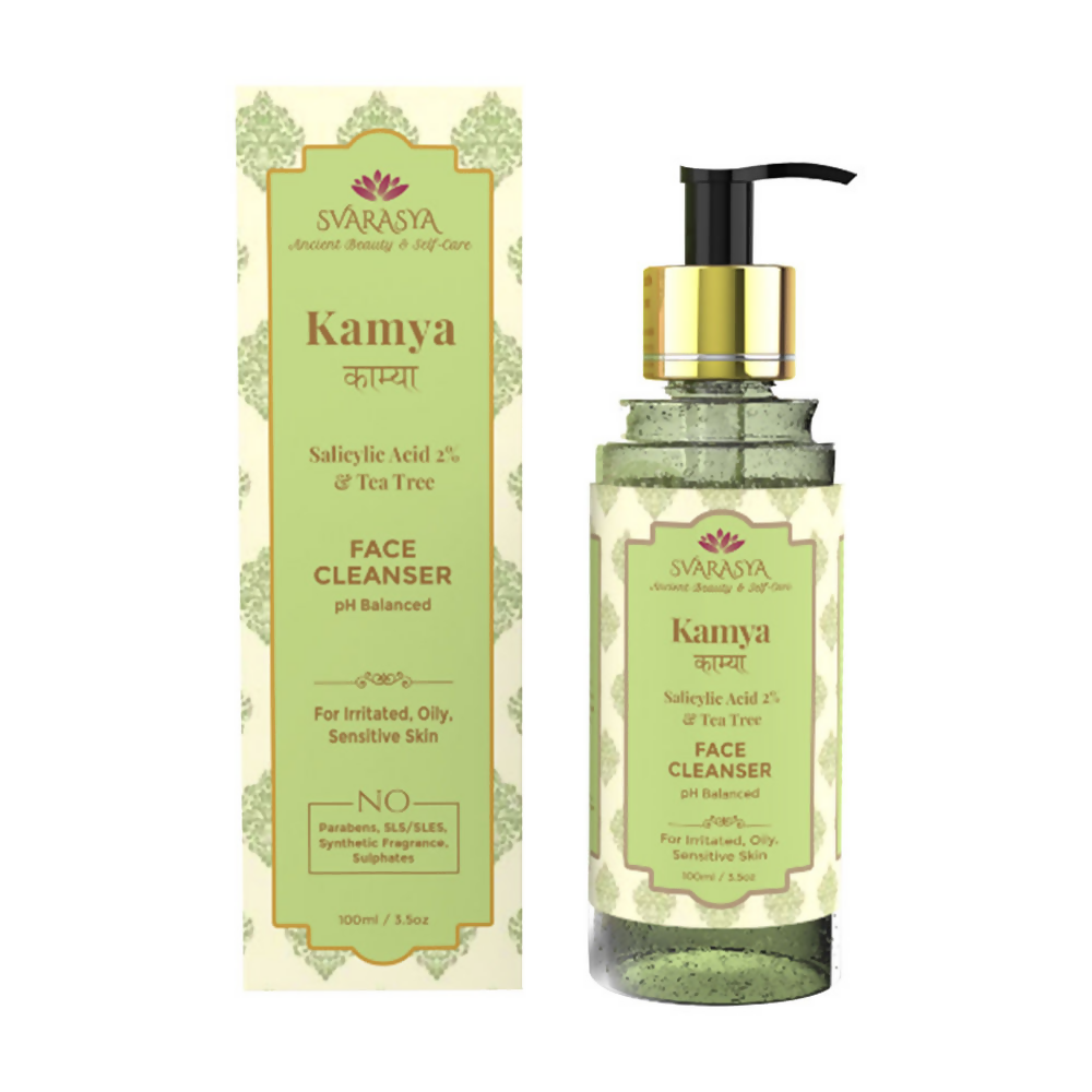 Svarasya Kamya Salicylic Acid and Tea Tree Face Cleanser - Distacart