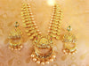 Gold Plated Multicolor Lakshmi Kasu Necklace Set