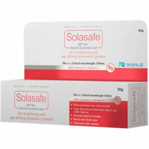 Regaliz Solasafe SPF 50+ Silicone Sunscreen Gel - Distacart