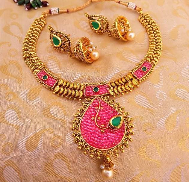 Multicolor Antique designer Necklace Set