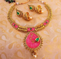 Thumbnail for Multicolor Antique designer Necklace Set