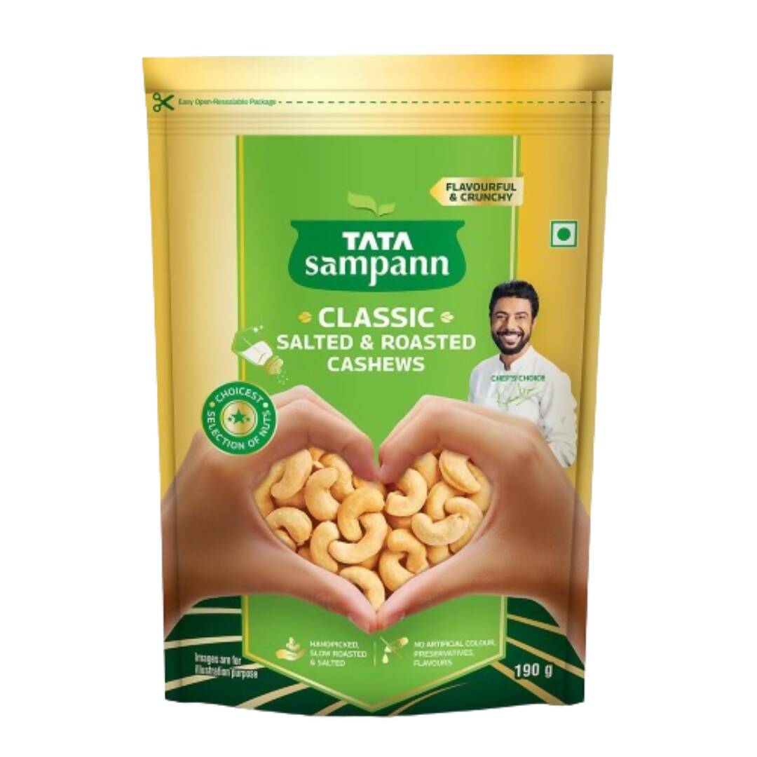 Tata Sampann Classic Salted & Roasted Cashews - Distacart