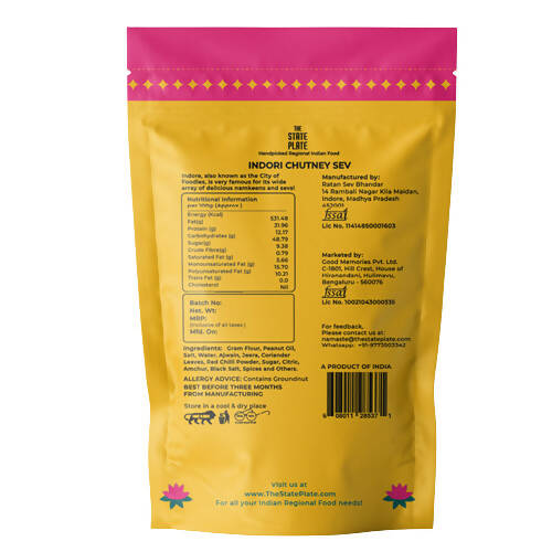 The State Plate Indori Chutney Sev - Distacart